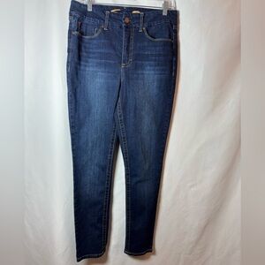 Seven7 Tummyless High-Rise Skinny Blue Jeans 12